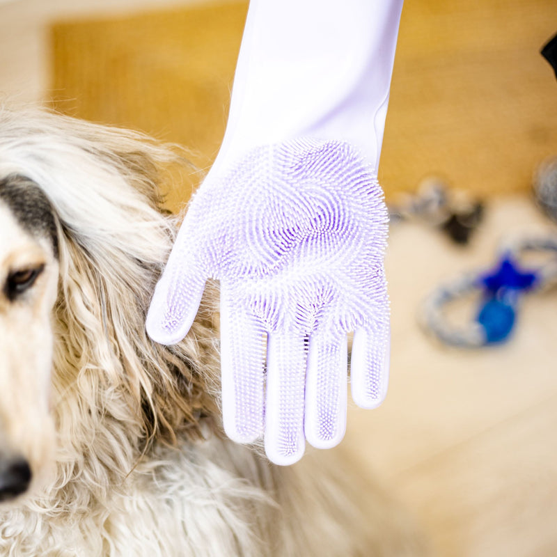 GLOVE Fellpflege-Handschuh für Hunde