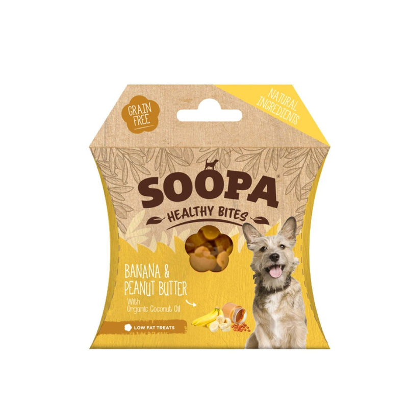 SOOPA Healthy Bites Banana & Peanut Butter – Banane und Erdnussbutter  (50g)